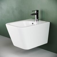 Биде Ceramicanova Metric подвесное Белое арт-CN3008 — фото 3, Биде подвесные