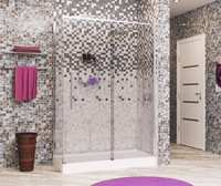 Dinkel Душевой уголок арт-58R37 — фото 10, Прямоугольные душевые уголки