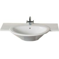 Раковина Hatria Sculture 110 YR38 Белая арт-YR3801 — фото 1, Раковины подвесные