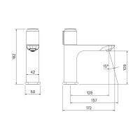 Товар: Смеситель для раковины Iddis Slide Графит арт-SLIGMBTi01 - фото 3 Смеситель для раковины Iddis Slide Графит арт-SLIGMBTi01 — фото 3, Смесители для раковины
