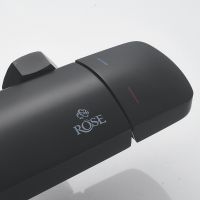 Товар: Душевая система Rose R39H Черная матовая арт-R3936H - фото 4 Душевая система Rose R39H Черная матовая арт-R3936H — фото 4, Душевые стойки
