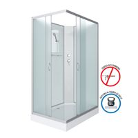 Душевая кабина Niagara Classic NG-43295-14QBK (120х90х200)низкий поддон(13см),стекло матовое,3 места арт-432953QBK — фото 2, Душевые кабины