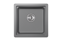 Granula-KS-, кухонная мойка, кварц арт-4501U, АЛЮМИНИУМ — фото 3, Кухонные мойки