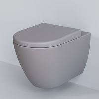 Унитаз Ambassador Queen подвесной Серый матовый без сиденья арт-113T20301R — фото 13, Подвесные унитазы