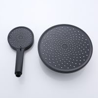 Душевая система Bond Черная матовая арт-B01-9188 — фото 8, Душевые стойки