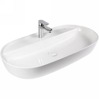 Раковина Bond 80 Белая глянцевая арт-S01-800 — фото 1, Раковины накладные