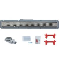 Душевой лоток Bettoserb Net Line с решеткой Хром матовый арт-13702516 — фото 1, Душевые лотки