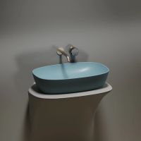 Раковина-чаша Ceramicanova Element 60 Зеленая матовая арт-CN6049MLG — фото 7, Раковины накладные