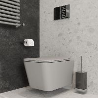 Товар: Унитаз Aqueduto Macio подвесной Серый матовый с сиденьем Микролифт арт-MAC0130 - фото 6 Унитаз Aqueduto Macio подвесной Серый матовый с сиденьем Микролифт арт-MAC0130 — фото 6, Подвесные унитазы