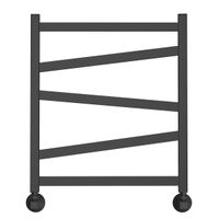 Водяной полотенцесушитель Point Феникс П5 500x600 Черный арт-PN15156B — фото 5, Водяные полотенцесушители