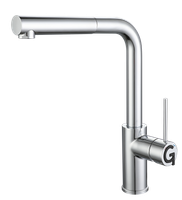 Rivelato Смеситель для кухни Albano Г-обр.с выдвижной лейкой D-35мм cromo арт. арт-1573503 cromo — фото 1, Смесители для кухни