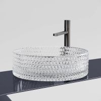 Раковина-чаша Ceramicanova Cristal 36 Прозрачная арт-CN6062 — фото 4, Раковины накладные