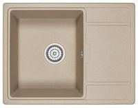 Granula-, кухонная мойка, кварц арт-6503, ПЕСОК — фото 1, Кухонные мойки