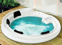 Акриловая ванна Gemy 190х190 с гидромассажем арт-G9090B — фото 2, Акриловые ванны