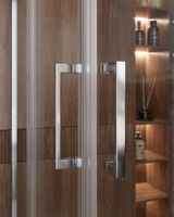 Душевой уголок CEZARES арт-MOLVENO-A-22-80+30-C-Cr-IV — фото 3, Квадратные душевые уголки