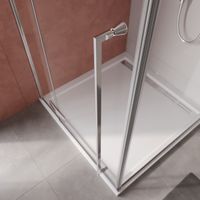 Душевой уголок Cezares арт-LINER-A-1-90-C-Cr-R — фото 2, Квадратные душевые уголки