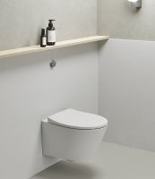 Унитаз GSI Modo подвесной Белый матовый без сиденья арт-981609 — фото 5, Подвесные унитазы