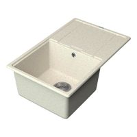 Мойка кухонная Point Лаура 78 , светло-бежевый арт-PN3005BG — фото 3, Кухонные мойки