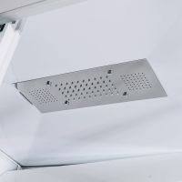 Душевая кабина Orans 130x90 R с гидромассажем профиль Белый задние стенки Белые арт-86155ar — фото 4, Душевые кабины