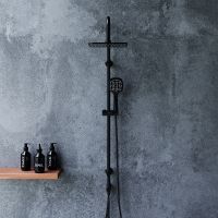 Товар: Душевая система Dorff Norma Черная арт-D0712020 - фото 5 Душевая система Dorff Norma Черная арт-D0712020 — фото 5, Душевые стойки