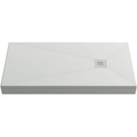 Душевой поддон из искусственного камня Creto Ares 120x80 Белый арт-1-0034 — фото 1, Душевые поддоны из искусственного камня