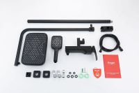 Душевая система Raglo Черная матовая арт-R02.24.06 — фото 12, Душевые стойки