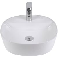 Товар: Раковина Bond 41 Белая глянцевая арт-S01-410 - фото 7 Раковина Bond 41 Белая глянцевая арт-S01-410 — фото 7, Раковины накладные