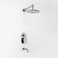 Товар: Встраиваемый комплект для ванны с изливом и верхней душевой насадкой арт-A13029 - фото 2 Встраиваемый комплект для ванны с изливом и верхней душевой насадкой арт-A13029 — фото 2, Встраиваемые душевые комплекты