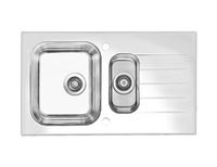 Мойка для кухни GLASSIX 10 RAL9005-90 (черный цвет) 860X5001X в компл.с сифон 1127251, арт-1099450.0 — фото 1, Кухонные мойки