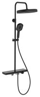 Душевая система со смесителем, арт. , ESKO арт-ST350Black — фото 1, Душевые стойки