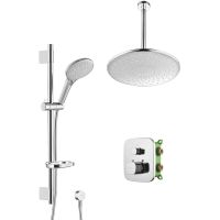 Душевая система Swedbe Platta с термостатом Хром арт-5557 — фото 6, Встраиваемые душевые комплекты