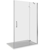 Душевая дверь Good Door Saturn WTW-110-C-CH-R 110 профиль Хром стекло прозрачное арт-СА00007 — фото 1, Распашные душевые двери