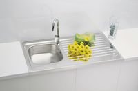 Мойка для кухни накладная CLASSIC 70 NAT 1000X600 в комплекте с сифоном 1011717, арт-1108745.0 — фото 2, Кухонные мойки