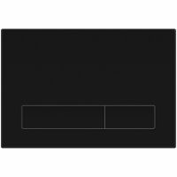 Клавиша смыва KK POL M16 Черная матовая арт-350/PPC/100-00-00 — фото 1, Кнопки смыва