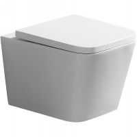 Унитаз Azario Nova подвесной Белый с сиденьем Микролифт арт-AZ2216 — фото 1, Подвесные унитазы