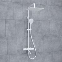 Душевой комплект с термостатическим смесителем арт-A188.163.155.WM Thermo — фото 1, Душевые стойки