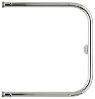 Водяной полотенцесушитель Сунержа Стилье П-образный 500х500 Хром арт-00012-5050 — фото 5, Водяные полотенцесушители