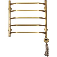 Электрический полотенцесушитель Domoterm Лаура П5 500x500 АБР ER Античная бронза арт-ЛаураП5500x500АБРER — фото 1, Электрические полотенцесушители