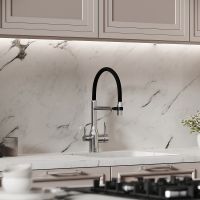 Смеситель для кухни Sancos Garda Хром Черный арт-SC4009CH — фото 8, Смесители для кухни