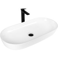 Товар: Раковина-чаша Bond Oval 80 Белый глянец арт-S51-800 - фото 7 Раковина-чаша Bond Oval 80 Белый глянец арт-S51-800 — фото 7, Раковины накладные