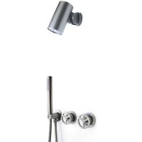 Душевая система Bronze de Luxe Liberty Графит арт-5011GG-S — фото 1, Встраиваемые душевые комплекты