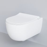 Товар: Унитаз Ambassador Abner подвесной Белый матовый без сиденья арт-103T20101R - фото 4 Унитаз Ambassador Abner подвесной Белый матовый без сиденья арт-103T20101R — фото 4, Подвесные унитазы