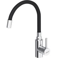 Смеситель для кухни Dorff Logic Хром Черный арт-D3007622 — фото 1, Смесители для кухни