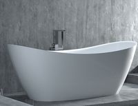 Ванна из искусственного камня Salini Noemi 170х75 Белая матовая арт-101722M — фото 9, Ванны из искусственного камня