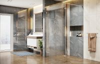 Товар: Душевая перегородка Ambassador Walk-in 100х200 профиль Хром стекло прозрачное арт-15031106 - фото 6 Душевая перегородка Ambassador Walk-in 100х200 профиль Хром стекло прозрачное арт-15031106 — фото 6, Душевые перегородки