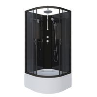 Душевая кабина Niagara Classic NG-6508-14BKT (90х90х210) высокий поддон(40см),черный,стекло тонирова арт-65081434BKT — фото 1, Душевые кабины