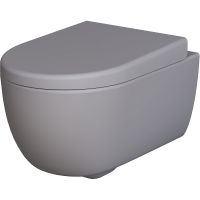 Товар: Унитаз Ambassador Abner подвесной Серый матовый с сиденьем Микролифт арт-103T20301R-102T20301 - фото 1 Унитаз Ambassador Abner подвесной Серый матовый с сиденьем Микролифт арт-103T20301R-102T20301 — фото 1, Подвесные унитазы