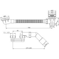 Товар: Слив-перелив Raglo click-clack Черный матовый арт-R600.31.06 - фото 2 Слив-перелив Raglo click-clack Черный матовый арт-R600.31.06 — фото 2, Сливы-переливы
