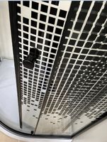 Товар: Душевой уголок Niagara Eco NG-007-14BLACK (90х90х195) низкий поддон(13см),черный,стекло мозаика,2 ме арт-_0071452B - фото 5 Душевой уголок Niagara Eco NG-007-14BLACK (90х90х195) низкий поддон(13см),черный,стекло мозаика,2 ме арт-_0071452B — фото 5, Душевые уголки четверть круга