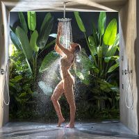 Душевая система Bossini Apice с термостатом Хром арт-L10505.030 — фото 12, Душевые стойки